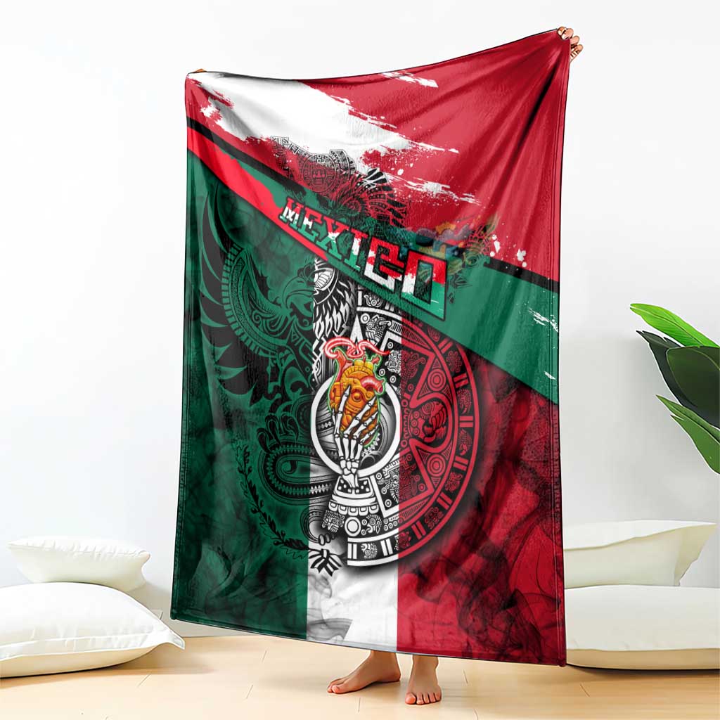 My Home My Blood Mexico Blanket Mexican Map Aztec