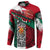 My Home My Blood Mexico Button Sweatshirt Mexican Map Aztec