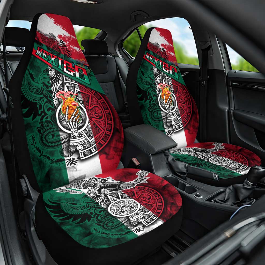 My Home My Blood Mexico Car Seat Cover Mexican Map Aztec