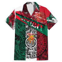 My Home My Blood Mexico Family Matching Mermaid Dress and Hawaiian Shirt Mexican Map Aztec