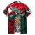 My Home My Blood Mexico Family Matching Off The Shoulder Long Sleeve Dress and Hawaiian Shirt Mexican Map Aztec