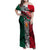 My Home My Blood Mexico Family Matching Off Shoulder Maxi Dress and Hawaiian Shirt Mexican Map Aztec