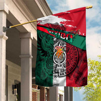 My Home My Blood Mexico Garden Flag Mexican Map Aztec