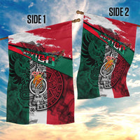 My Home My Blood Mexico Garden Flag Mexican Map Aztec