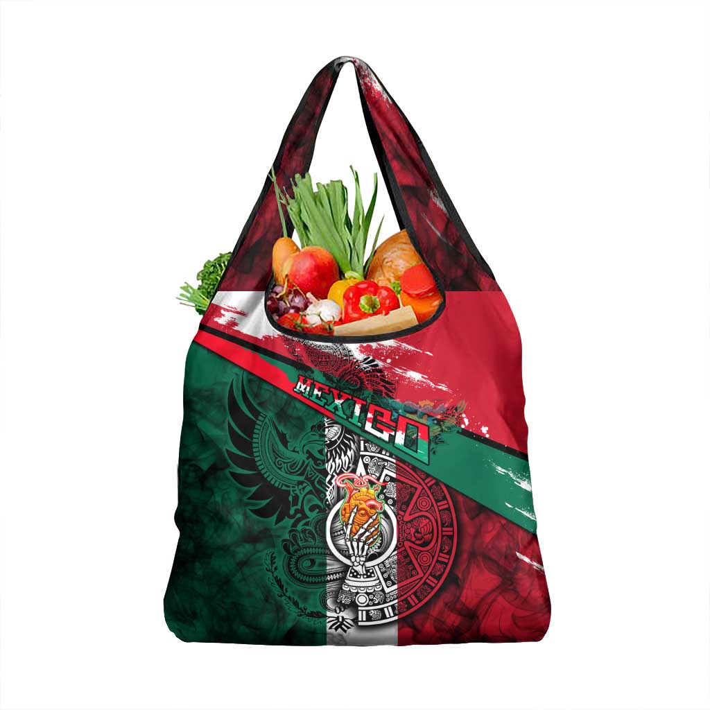 My Home My Blood Mexico Grocery Bag Mexican Map Aztec