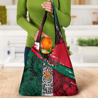 My Home My Blood Mexico Grocery Bag Mexican Map Aztec