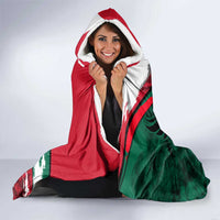 My Home My Blood Mexico Hooded Blanket Mexican Map Aztec