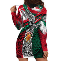 My Home My Blood Mexico Hoodie Dress Mexican Map Aztec