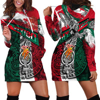My Home My Blood Mexico Hoodie Dress Mexican Map Aztec