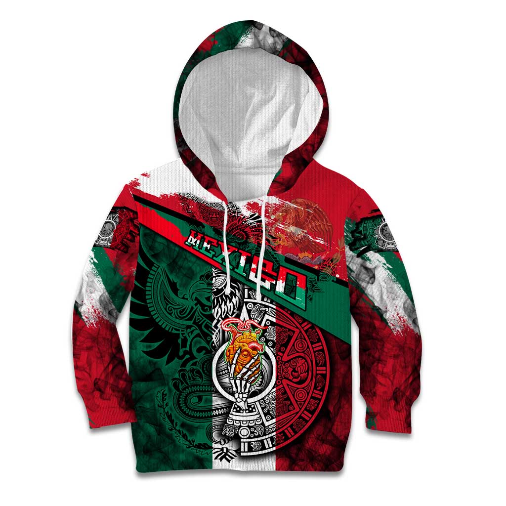 My Home My Blood Mexico Kid Hoodie Mexican Map Aztec