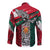 My Home My Blood Mexico Long Sleeve Button Shirt Mexican Map Aztec