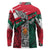 My Home My Blood Mexico Long Sleeve Polo Shirt Mexican Map Aztec