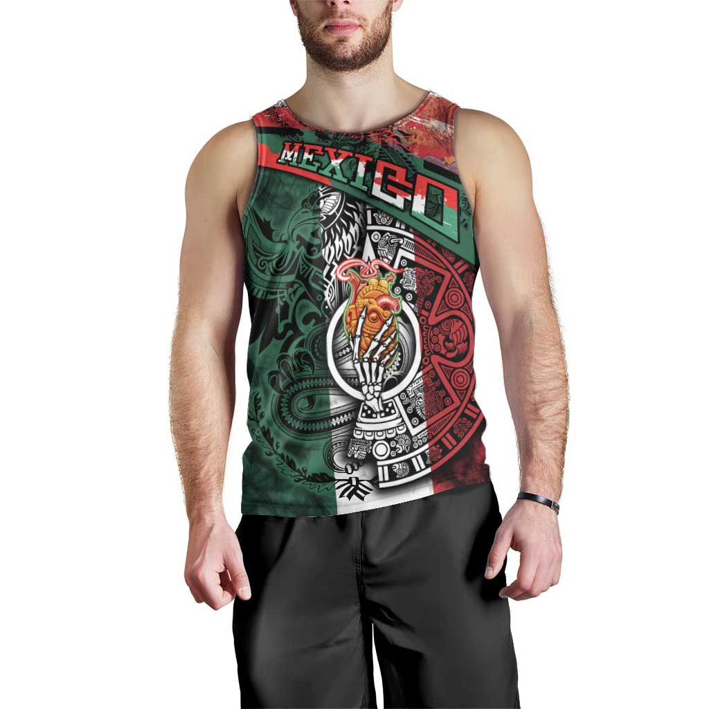 My Home My Blood Mexico Men Tank Top Mexican Map Aztec