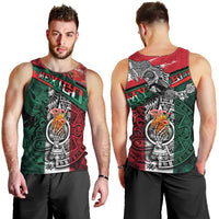 My Home My Blood Mexico Men Tank Top Mexican Map Aztec