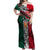My Home My Blood Mexico Off Shoulder Maxi Dress Mexican Map Aztec