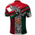 My Home My Blood Mexico Polo Shirt Mexican Map Aztec