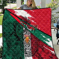 My Home My Blood Mexico Quilt Mexican Map Aztec