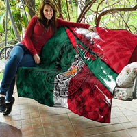 My Home My Blood Mexico Quilt Mexican Map Aztec