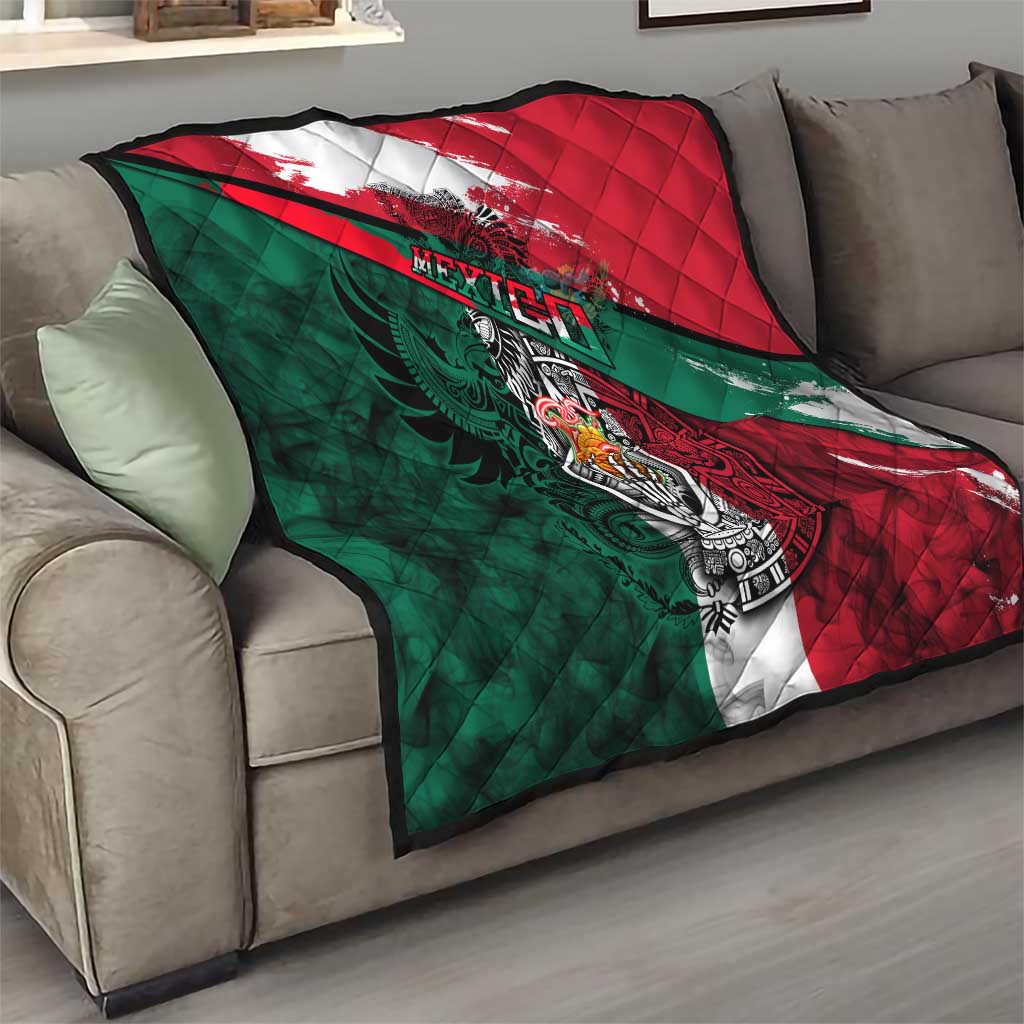 My Home My Blood Mexico Quilt Mexican Map Aztec