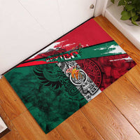 My Home My Blood Mexico Rubber Doormat Mexican Map Aztec
