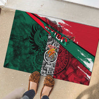 My Home My Blood Mexico Rubber Doormat Mexican Map Aztec
