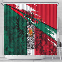 My Home My Blood Mexico Shower Curtain Mexican Map Aztec