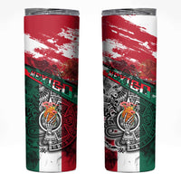 My Home My Blood Mexico Skinny Tumbler Mexican Map Aztec