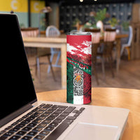My Home My Blood Mexico Skinny Tumbler Mexican Map Aztec