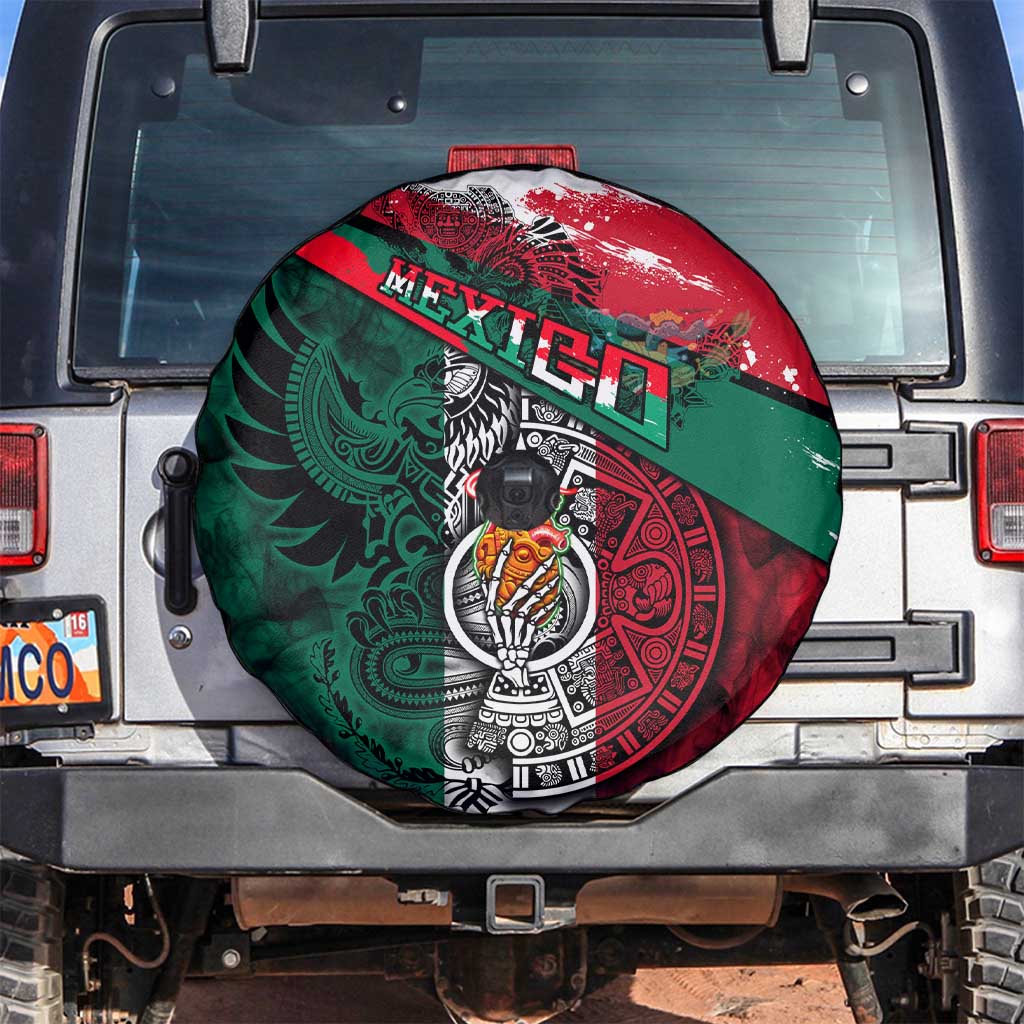 My Home My Blood Mexico Spare Tire Cover Mexican Map Aztec