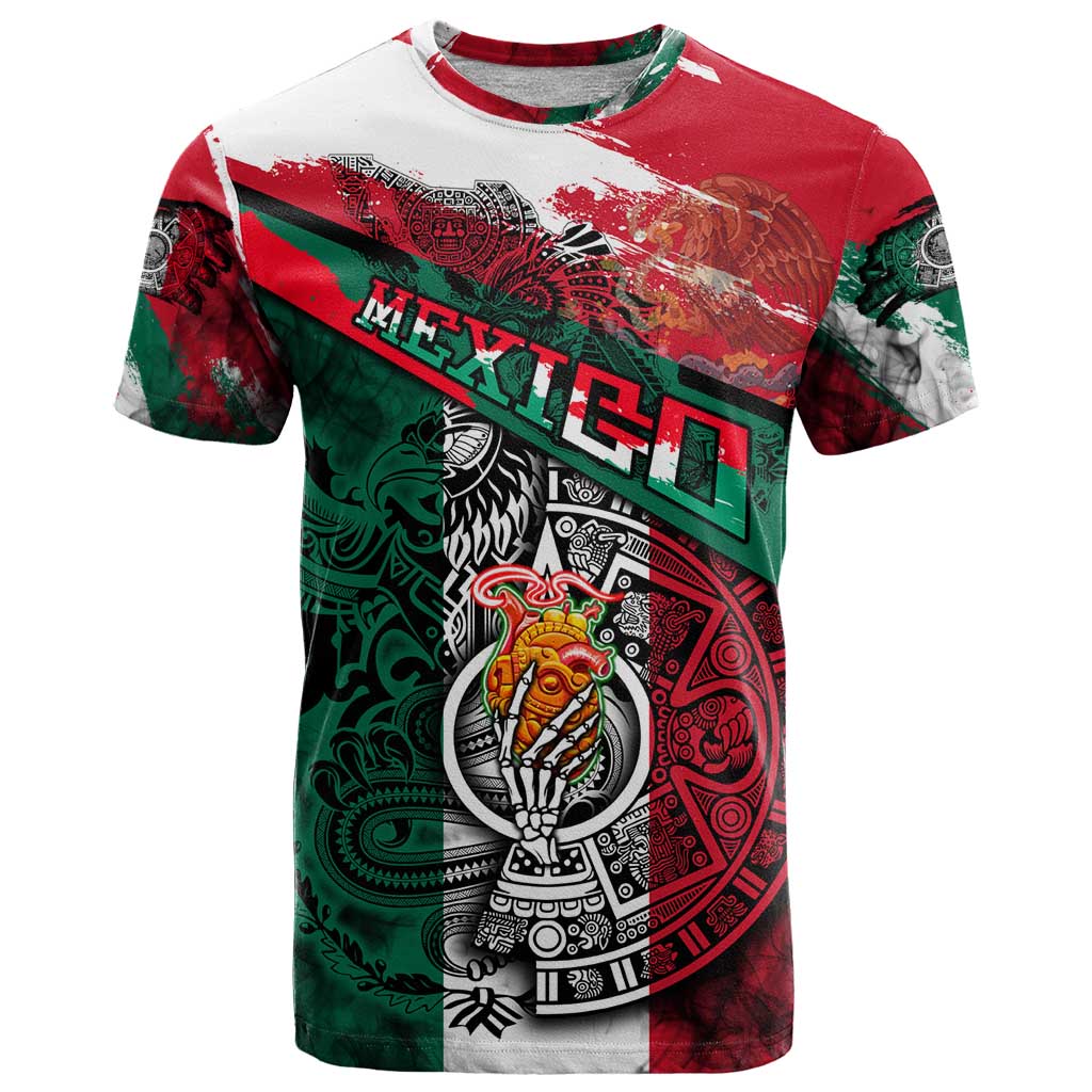 My Home My Blood Mexico T Shirt Mexican Map Aztec