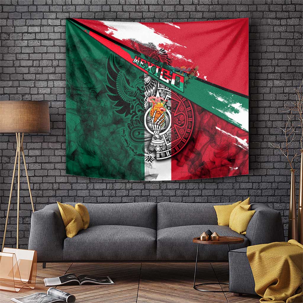 My Home My Blood Mexico Tapestry Mexican Map Aztec