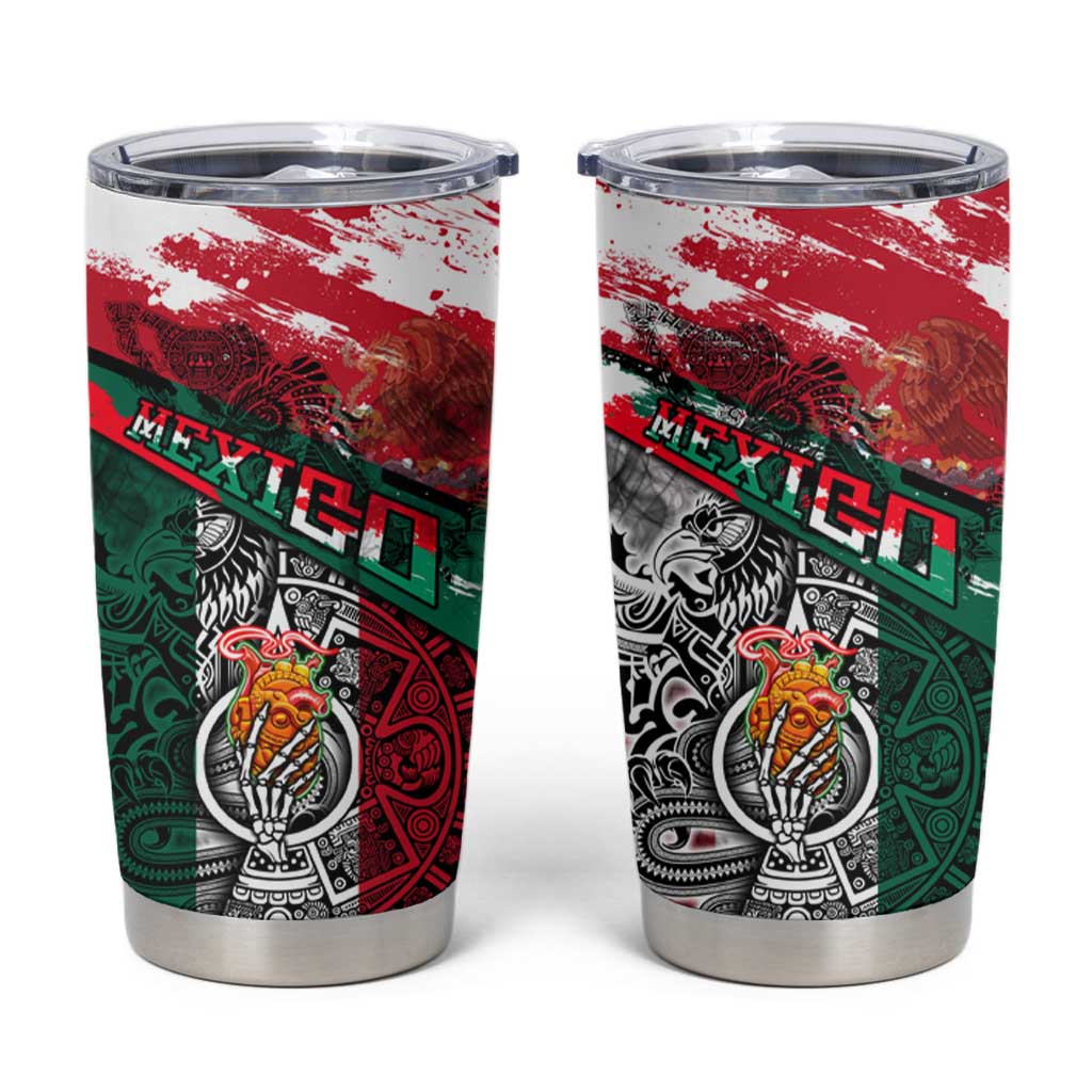My Home My Blood Mexico Tumbler Cup Mexican Map Aztec