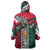 My Home My Blood Mexico Wearable Blanket Hoodie Mexican Map Aztec