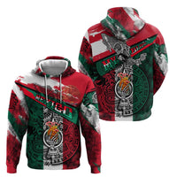 My Home My Blood Mexico Zip Hoodie Mexican Map Aztec
