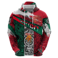 My Home My Blood Mexico Zip Hoodie Mexican Map Aztec