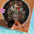 Mexico Sugar Skull Beach Blanket Tattoo Art Mexican Flag