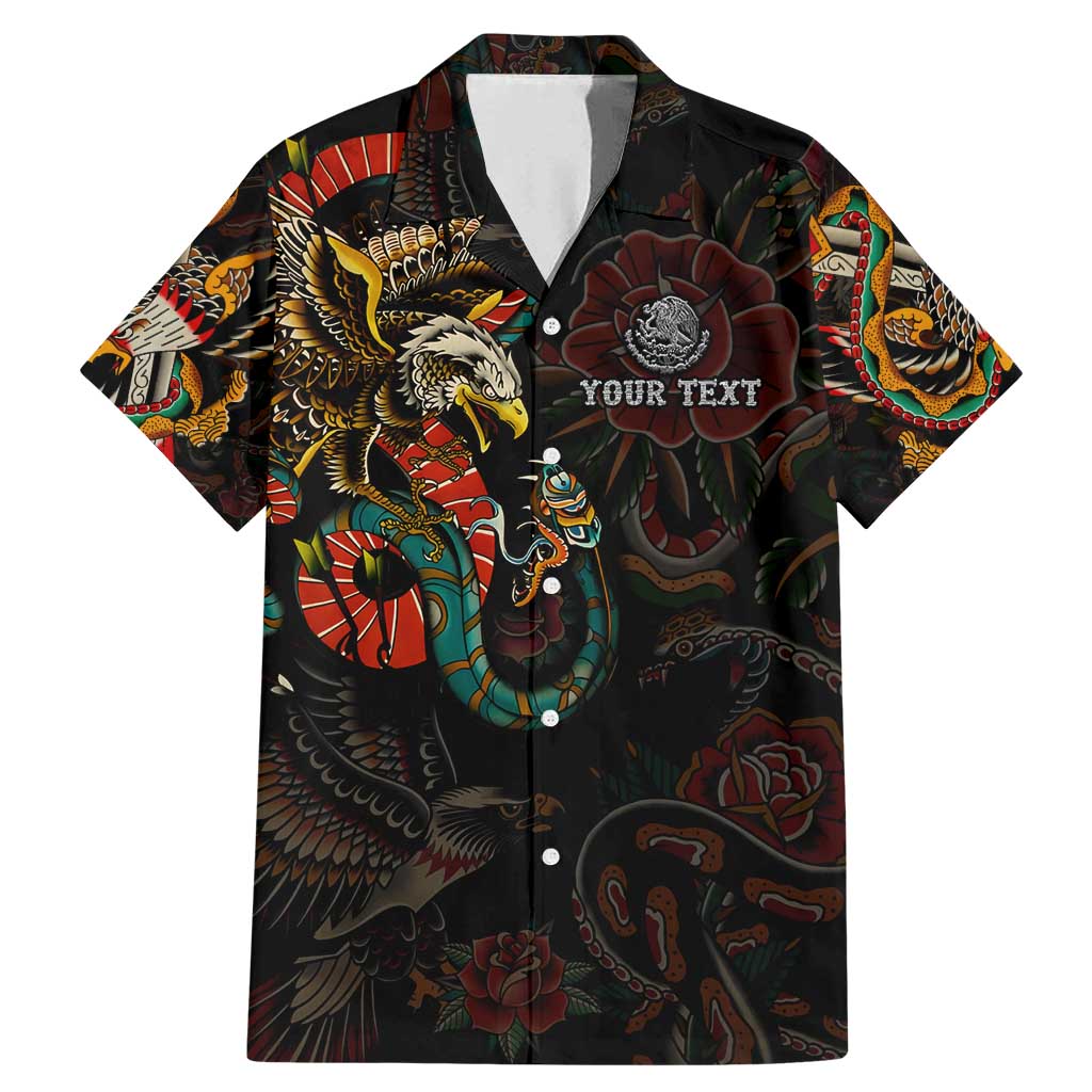 Mexico Sugar Skull Family Matching Mermaid Dress and Hawaiian Shirt Tattoo Art Mexican Flag