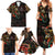 Mexico Sugar Skull Family Matching Summer Maxi Dress and Hawaiian Shirt Tattoo Art Mexican Flag