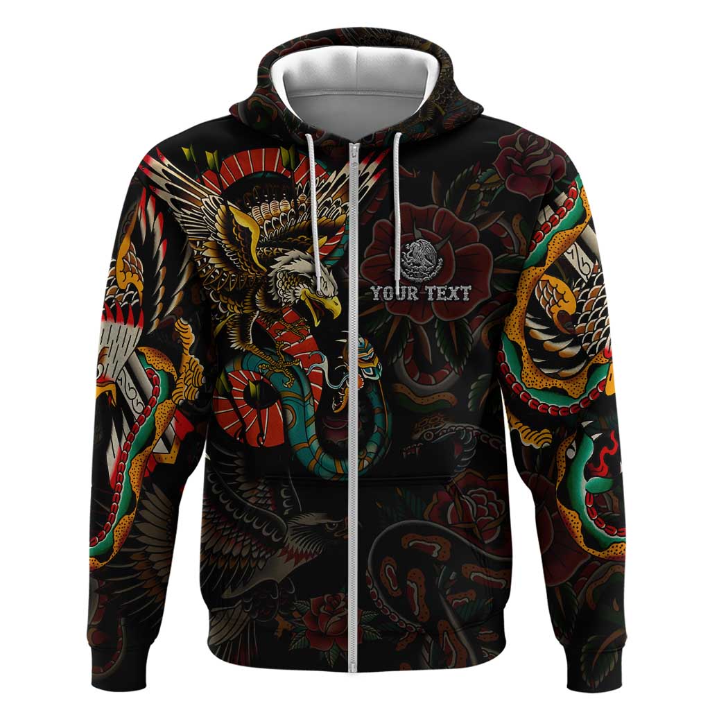 Mexico Sugar Skull Hoodie Tattoo Art Mexican Flag