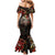 Mexico Sugar Skull Mermaid Dress Tattoo Art Mexican Flag