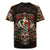 Mexico Sugar Skull Rugby Jersey Tattoo Art Mexican Flag