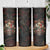 Mexico Sugar Skull Skinny Tumbler Tattoo Art Mexican Flag