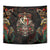 Mexico Sugar Skull Tapestry Tattoo Art Mexican Flag