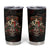 Mexico Sugar Skull Tumbler Cup Tattoo Art Mexican Flag