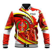 Ethiopia Tigray Revolution Baseball Jacket Emblem Freedom Fighters and Flag