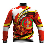Ethiopia Tigray Revolution Baseball Jacket Emblem Freedom Fighters and Flag