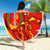 Ethiopia Tigray Revolution Beach Blanket Emblem Freedom Fighters and Flag