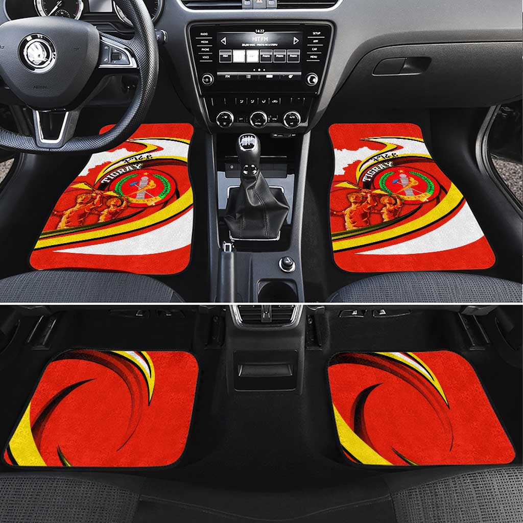 Ethiopia Tigray Revolution Car Mats Emblem Freedom Fighters and Flag