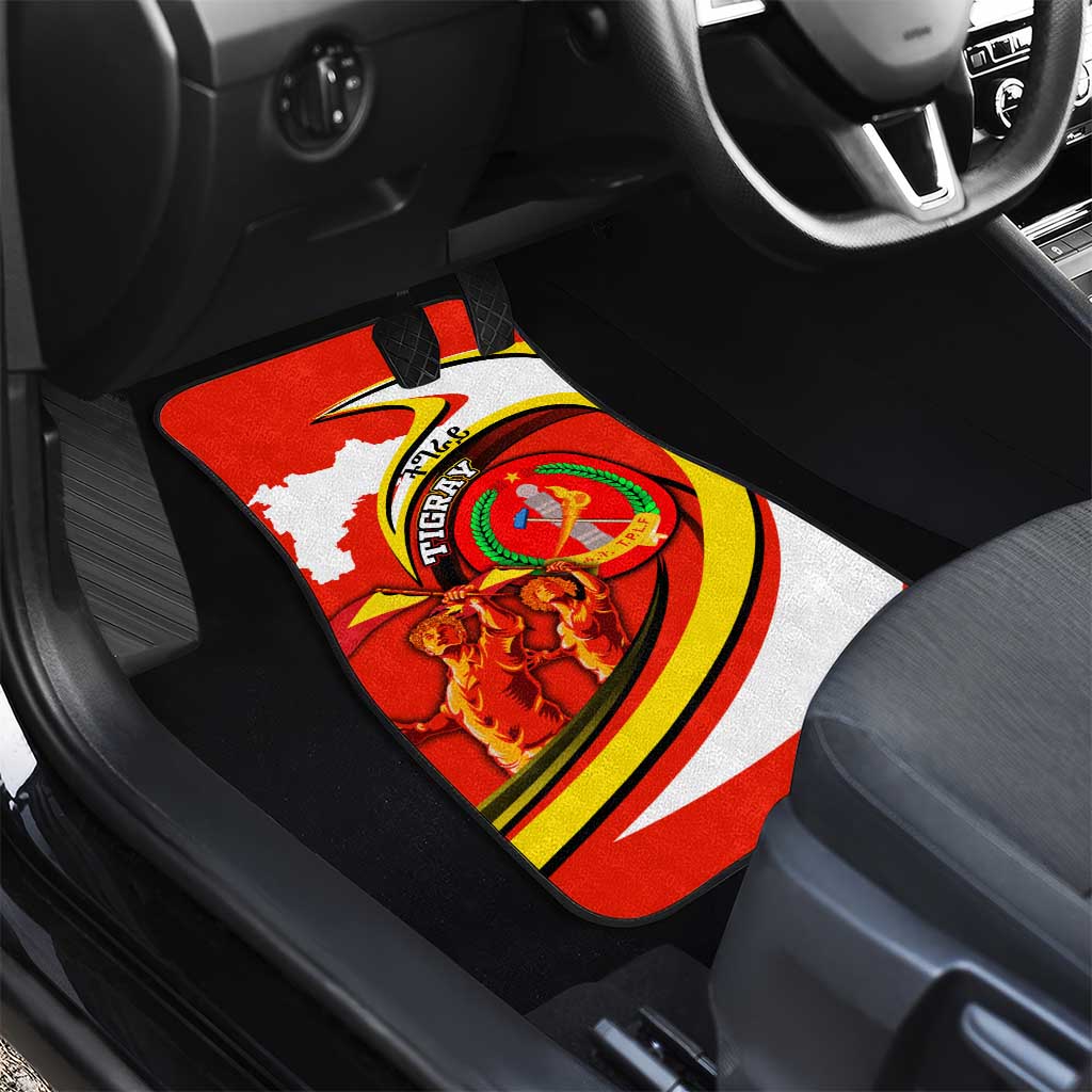 Ethiopia Tigray Revolution Car Mats Emblem Freedom Fighters and Flag