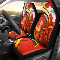 Ethiopia Tigray Revolution Car Seat Cover Emblem Freedom Fighters and Flag